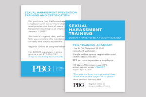 PBG HR training card