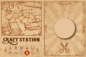 kids club pass book craft station