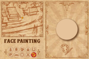 kids club pass book face painting