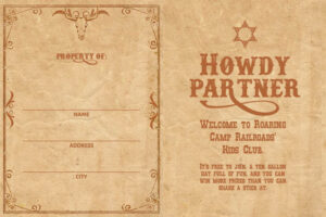 kids club pass book howdy partner