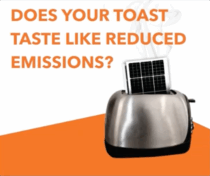 toaster solar panel toast