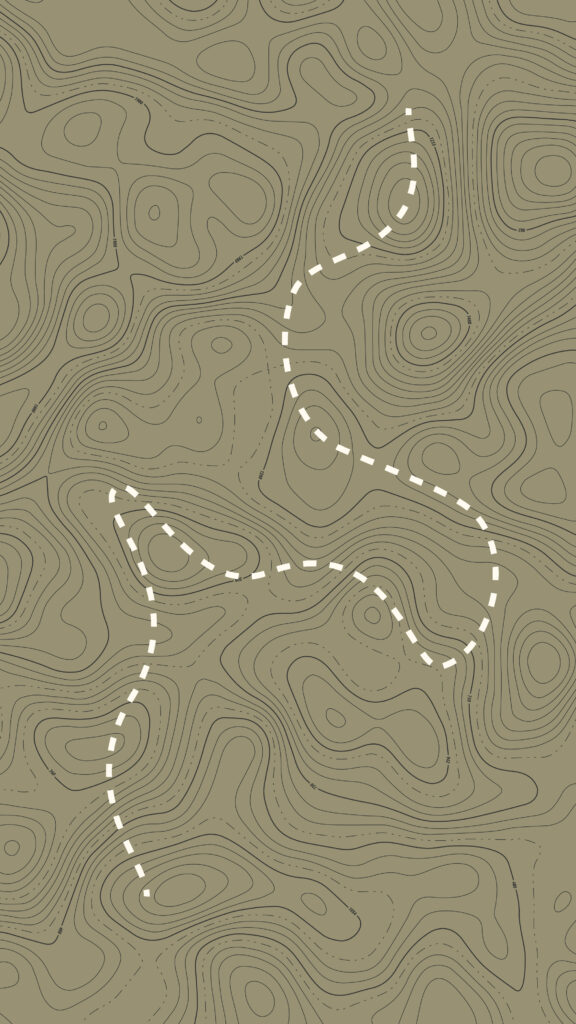 topo map with trail